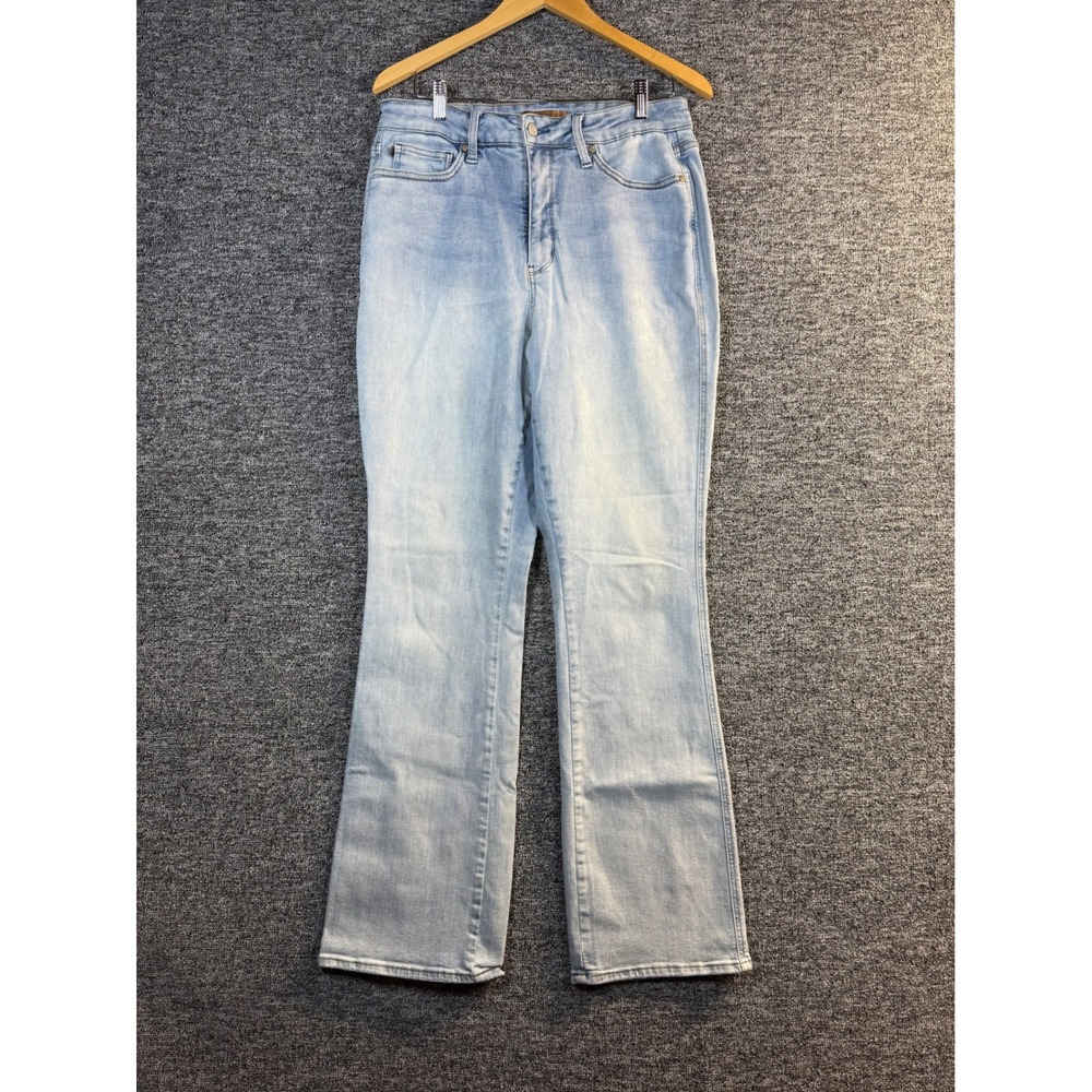 Judy Blue High Rise Flare Jeans Light Wash 16W Long JB88784 Stretch Denim